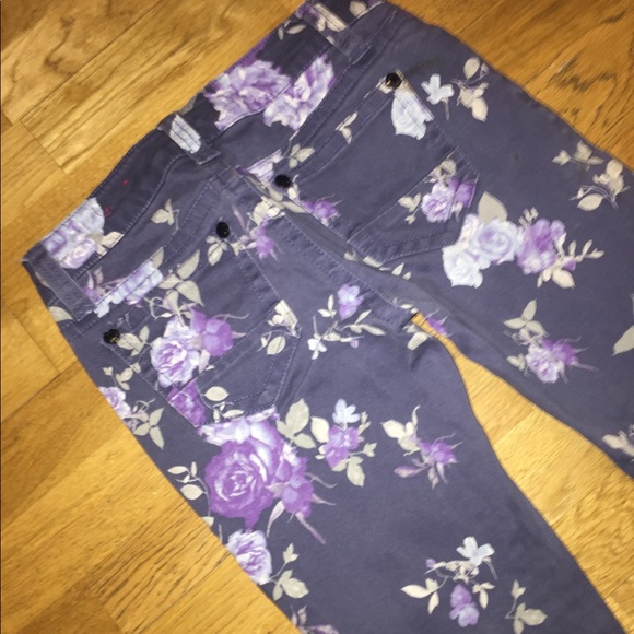 Wall flower floral print jeans size 1 - Picture 4 of 4